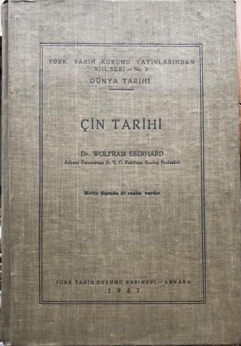 Çin Tarihi ( Ciltli, İlk Baskı )