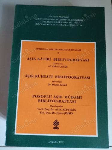 Türk Halk Şairleri Bibliyografyaları 12 Aşık Kâtibî Bibliyografyası - 